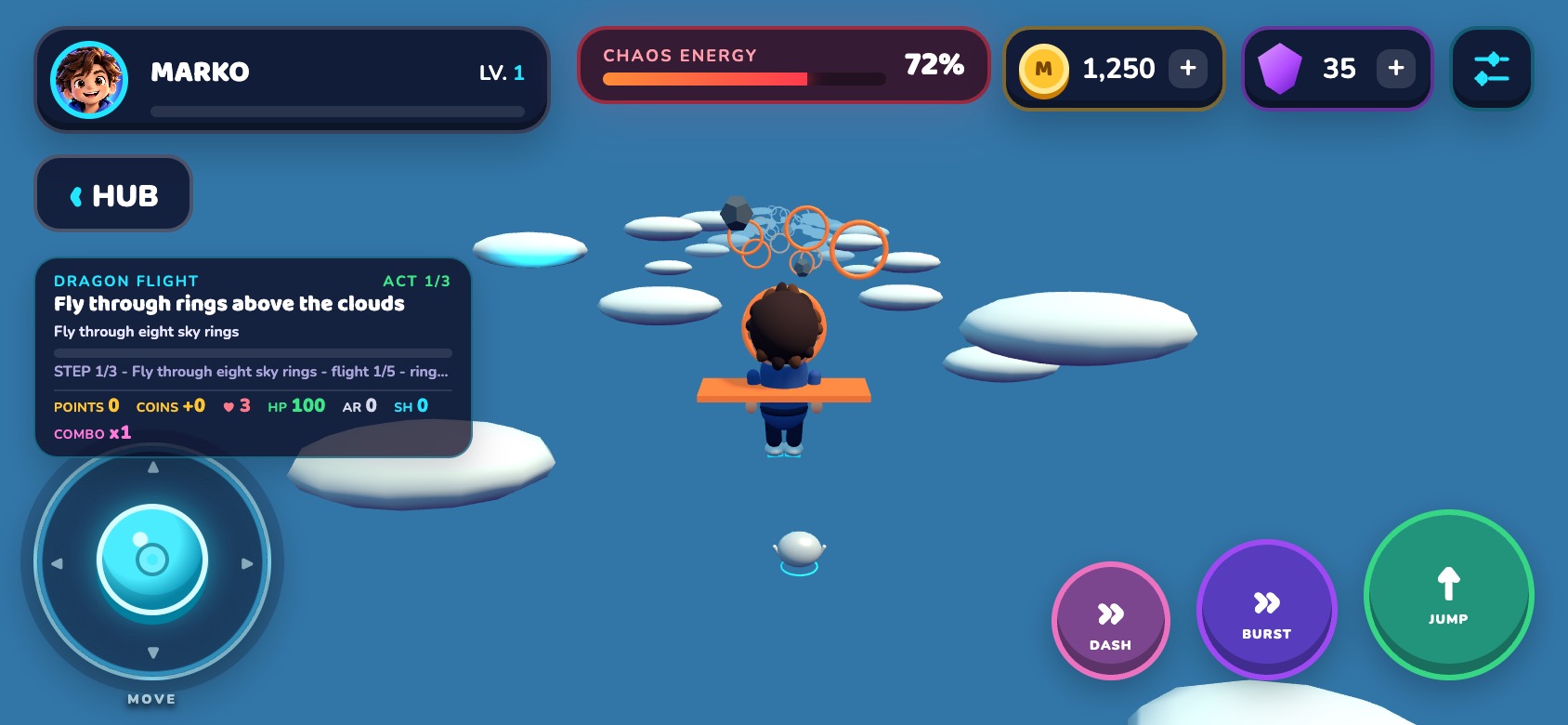 Dragon Flight: plana attraverso gli anelli